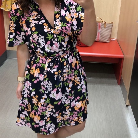 a new day Dresses & Skirts - A New Day Tie Waist Wrap Dress Sz M